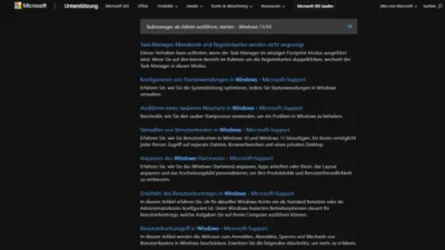 Taskmanager als Admin ausführen, starten - Windows 1110