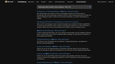 Taskmanager öffnen, aufrufen, starten, aktivieren - Win 1110