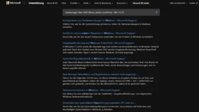 Taskmanager über CMD öffnen, starten, ausführen - Win 1110