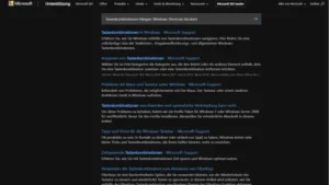 Tastenkombinationen hängen Windows-Shortcuts blockiert