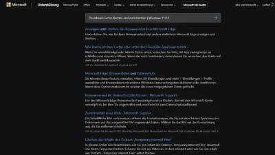 Thumbnail-Cache löschen und zurücksetzen | Windows 11/10