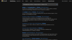 Touchpadprobleme beheben, Touchpad reparieren - Windows 1110