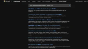 Treiber aktualisieren, updaten, erneuern - Windows 1110
