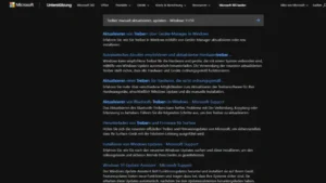 Treiber manuell aktualisieren, updaten – Windows 1110