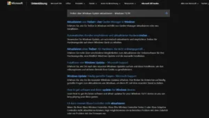 Treiber über Windows Update aktualisieren - Windows 1110