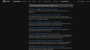 USB-C-Probleme beheben, Treiber reparieren – Windows 1110