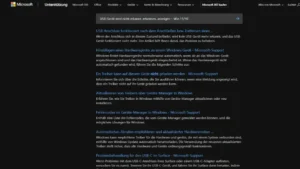 USB-Gerät wird nicht erkannt, erkennen, anzeigen – Win 1110