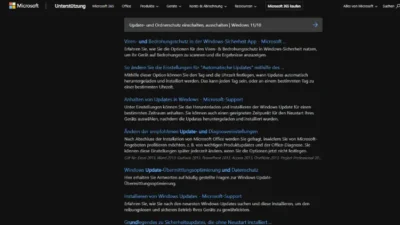 Update- und Ordnerschutz einschalten, ausschalten | Windows 11/10