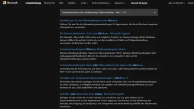 Verschwommene oder minderwertige Videos beheben - Win 1110
