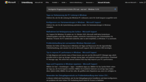 Verzögerter Programmstart & hohe CPU-Last - was tun - Windows 1110