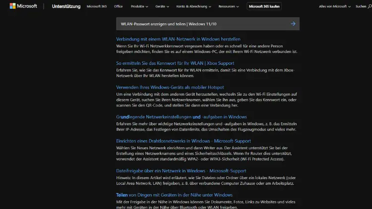 WLAN-Passwort anzeigen, kopieren und teilen | Windows 11/10
