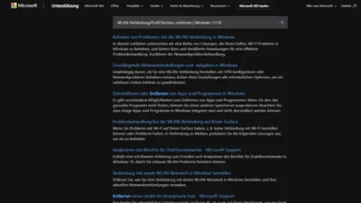 WLAN-Verbindung/Profil löschen, entfernen | Windows 11/10