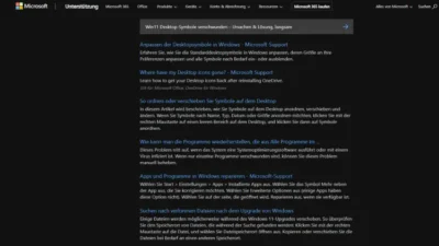 Win11 Desktop-Symbole verschwunden – Ursachen & Lösung, langsam