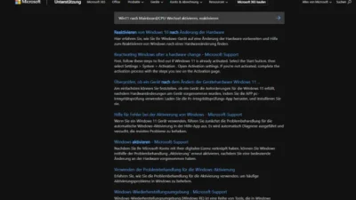 Win11 nach MainboardCPU-Wechsel aktivieren, reaktivieren
