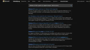 Windows 10 Ende Support-Aus, Updates stoppen – Infos & Lösung