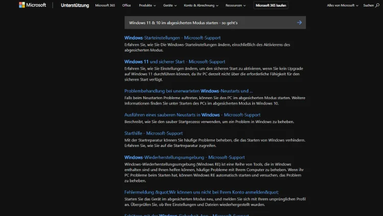 Windows 11 & 10 im abgesicherten Modus starten - so geht's