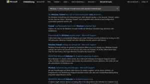 Windows 11 25H2 Defender Firewall startet nicht, blockiert Verbindungen