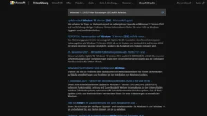 Windows 11 25H2 Fehler & Lösungen 2025 leicht beheben