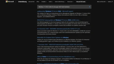 Windows 11 25H2 Fehler & Lösungen 2025 leicht beheben
