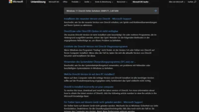 Windows 11 DirectX-Fehler beheben XINPUT1_3.dll fehlt