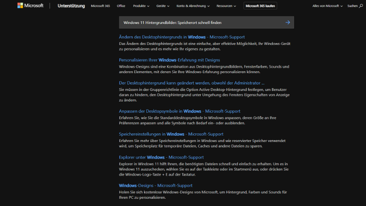 Windows 11 Hintergrundbilder Speicherort schnell finden