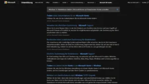 Windows 11 Kinderkonto ändern, Microsoft Konto auf Erwachsenen-Konto umstellen