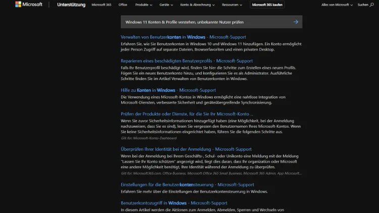 Windows 11 Konten & Profile verstehen, unbekannte Nutzer prüfen