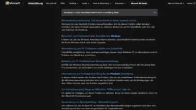 Windows 11 RDP Anmeldeproblem nach Umstellung lösen