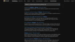 Windows 11 Taskleiste hängt bei mehreren geöffneten Tabs