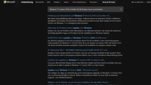 Windows 11 Update 25H2 & Nvidia 581.80 Problem Icons verschwinden