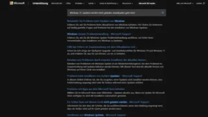 Windows 11 Updates werden nicht geladen, downloaden geht nicht