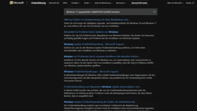 Windows 11 Upgradefehler 0x8007042B-0x2000D beheben