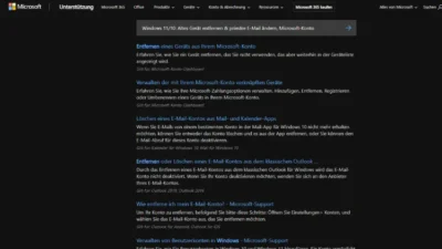 Windows 1110 Altes Gerät entfernen & primäre E-Mail ändern, Microsoft-Konto