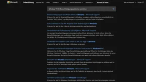 Windows 1110 Benachrichtigungsassistenten einrichten