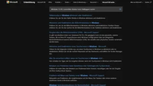 Windows 1110 Convertible-Tastatur trotz Umklappen nutzen