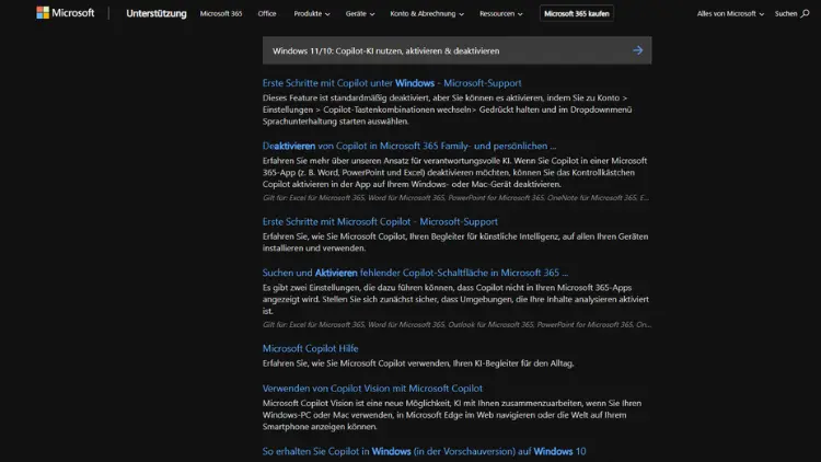 Windows 1110 Copilot-KI nutzen, aktivieren & deaktivieren