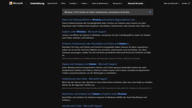 Windows 1110 Dateien & Ordner umbenennen, nummerieren & löschen