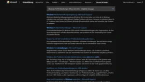 Windows 1110 Einstellungen öffnen sich nicht - mögliche Lösungen