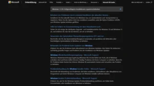 Windows 1110 Fehlgeschlagene Installationen reparierenbeheben