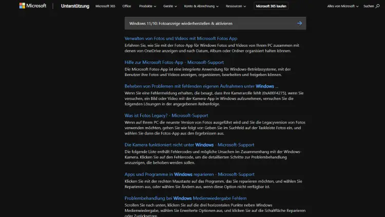 Windows 1110 Fotoanzeige wiederherstellen & aktivieren