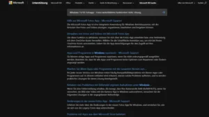 Windows 1110 Fotoapp – Fotos weiterblättern funktioniert nicht, Lösung