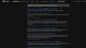 Windows 1110 Gerät abmelden, nicht nutzbar – löschen, deaktivieren