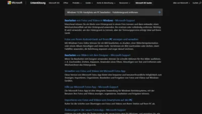 Windows 1110 Handyfoto am PC bearbeiten - Fotohintergrund entfernen