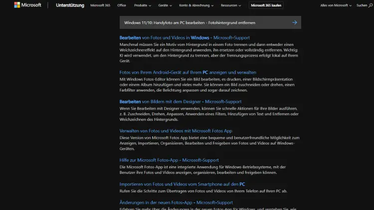 Windows 1110 Handyfoto am PC bearbeiten - Fotohintergrund entfernen