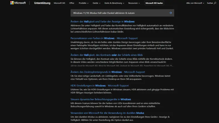 Windows 1110 Modus Hell oder Dunkel aktivieren & nutzen