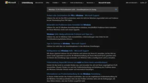 Windows 1110 PIN funktioniert nicht – Anmeldeoptionen & Lösung