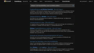 Windows 1110 PowerShell öffnen, nutzen und Befehle ausführen