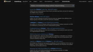 Windows 1110 Produktschlüssel abfragen, aktivieren, Downgrade Anleitung