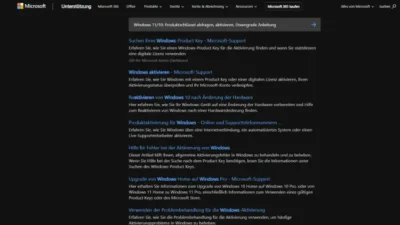 Windows 1110 Produktschlüssel abfragen, aktivieren, Downgrade Anleitung