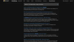 Windows 1110 Registry öffnen, reinigen & bearbeiten